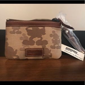 NWT Dooney & Bourke tonal Mickey Mouse wristlet
